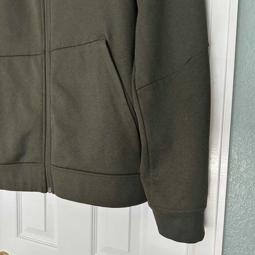 Lululemon City Sweat Zip Hoodie Thermo Heathered Dark Olive Size XL - Picture 7 of 13
